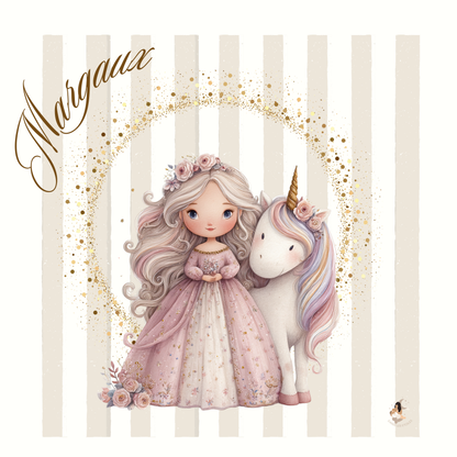 ✨ Stikers Collection Princesse Licorne Dorée ✨
