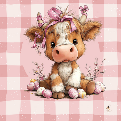 Sticker Toniebox personnalisé vache à la ferme