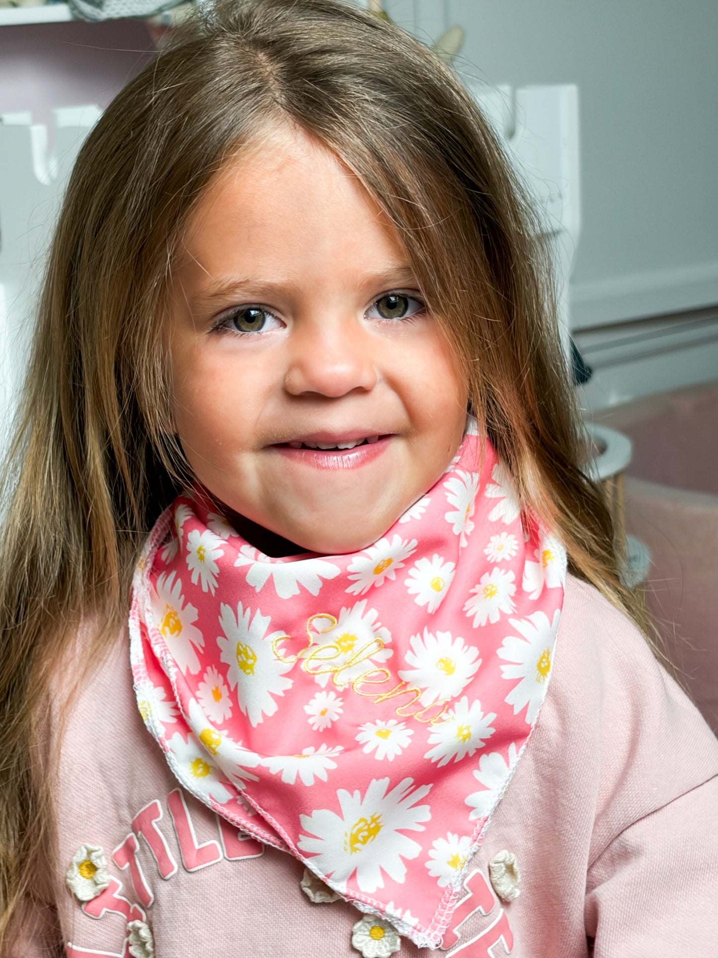 Foulard à nouer personnalisé – Enfant & Adulte 🌼