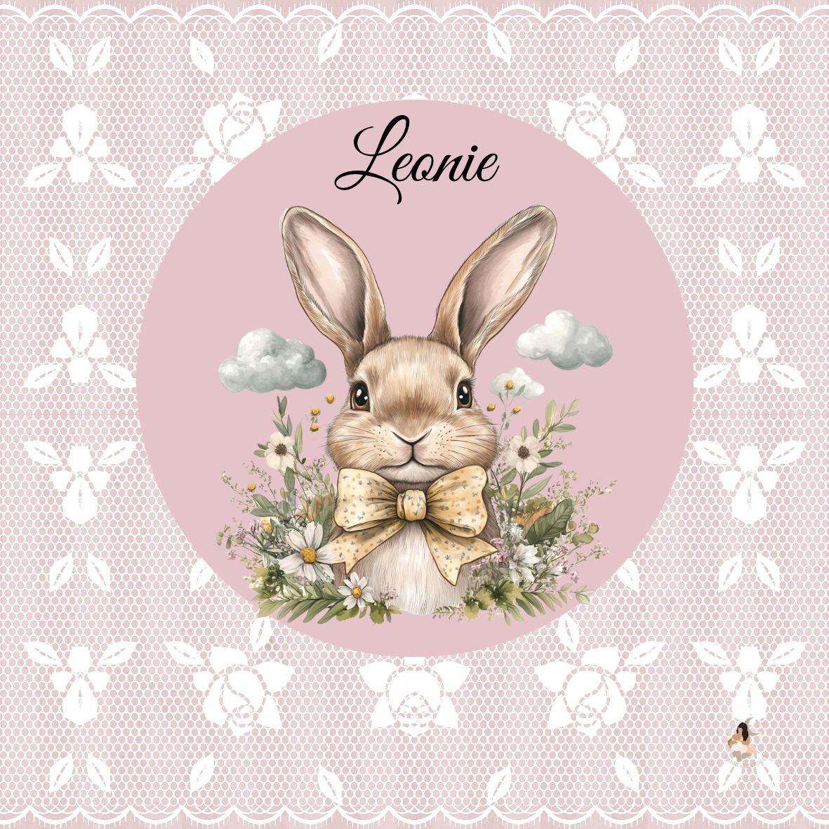 Sticker personnalisé Toniebox 2 – Collection Léonie 🐰🌸