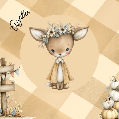 Sticker Toniebox personnalisé Automne