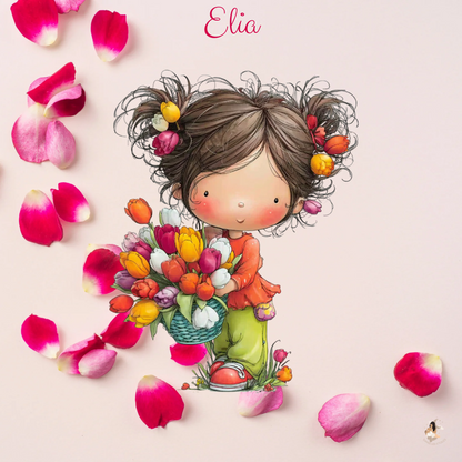 🌸 Les Petites Jardinières Étoilées – Sticker Toniebox 2 Personnalisé