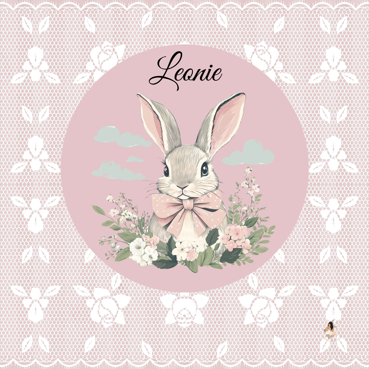 Sticker personnalisé Toniebox 2 – Collection Léonie 🐰🌸
