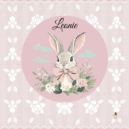 Sticker personnalisé Toniebox 2 – Collection Léonie 🐰🌸