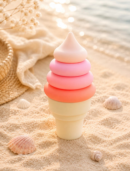 Jouet d'éveil Montessori - Glace Empilable Silicone