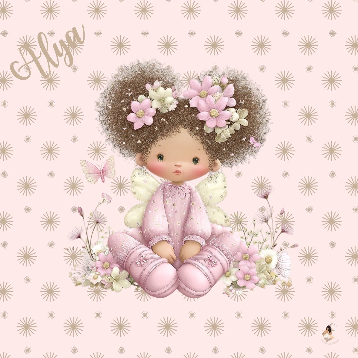 Sticker Toniebox personnalisé fille rose