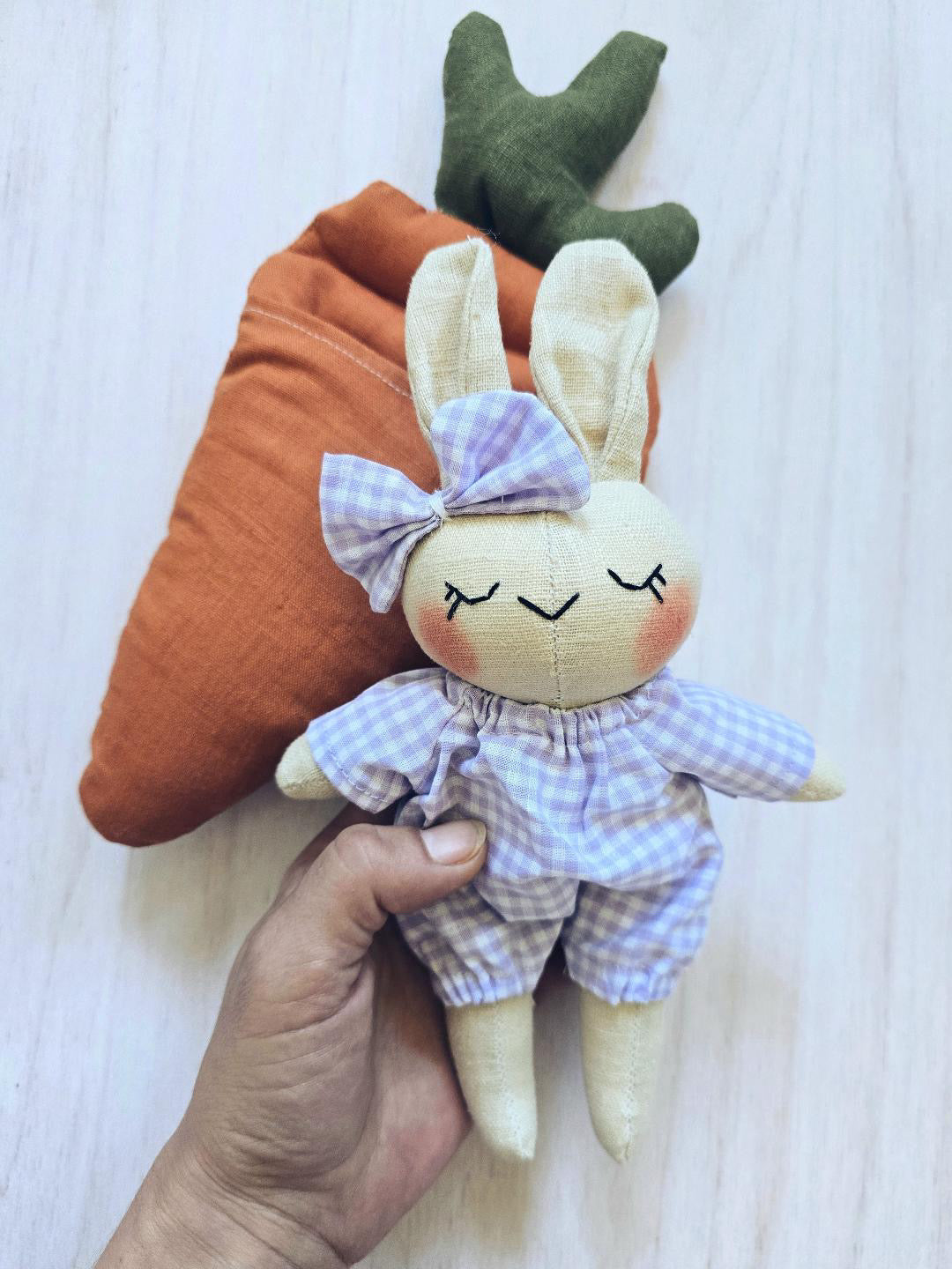 Mini lapin et sa carotte