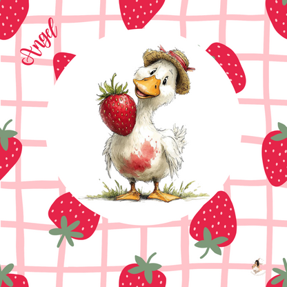 Sticker Toniebox personnalisé fraises 🍓 des oies