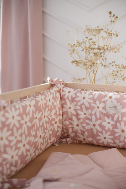 TOUR DE LIT - BLUSH DAISY