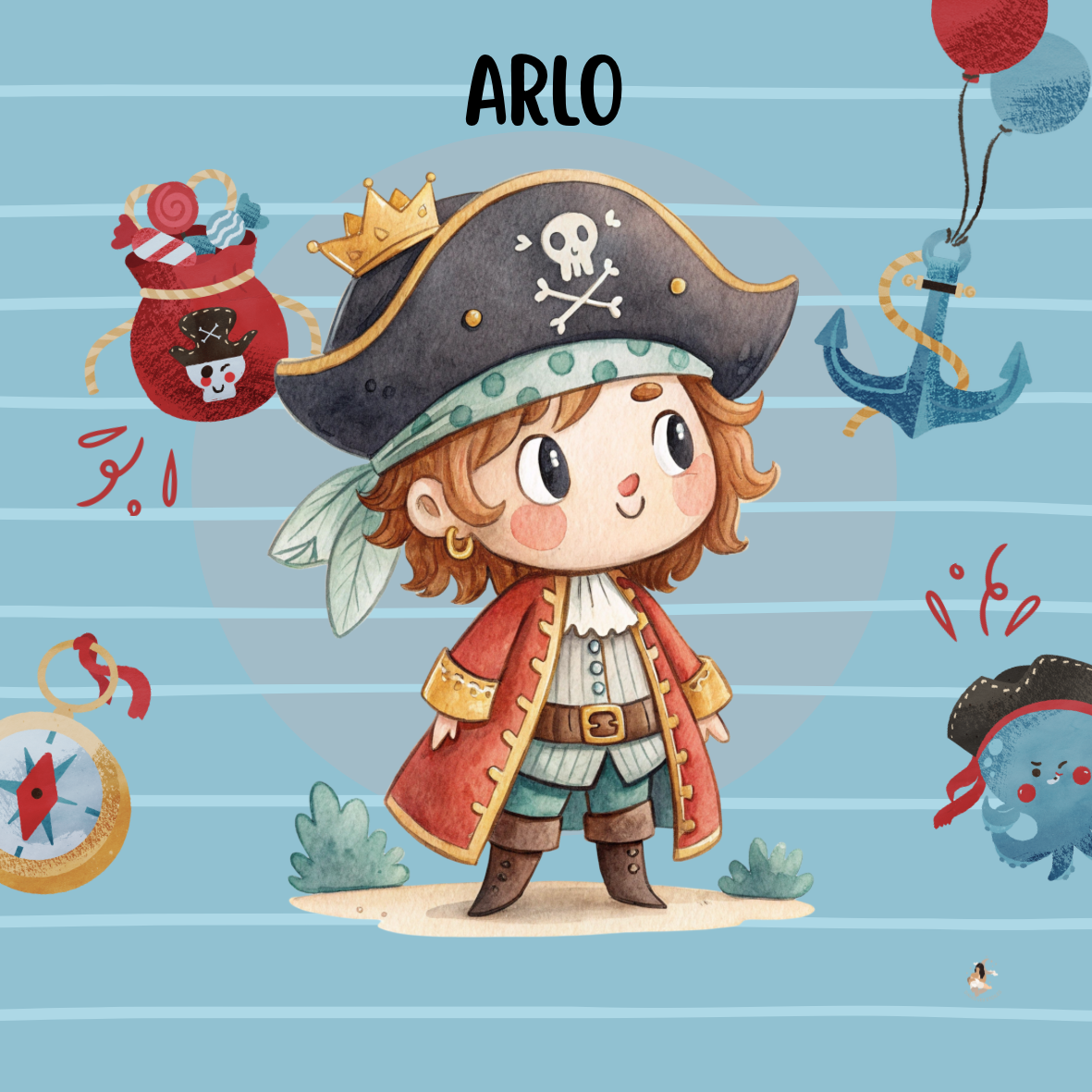 🌊 Collection Moussaillon – Stickers Toniebox