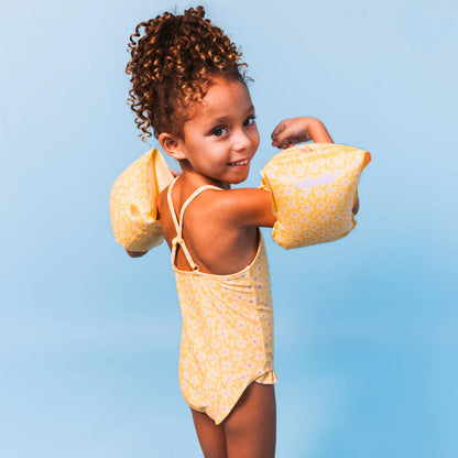 Florish | Brassards de natation jaunes 0-2 ans