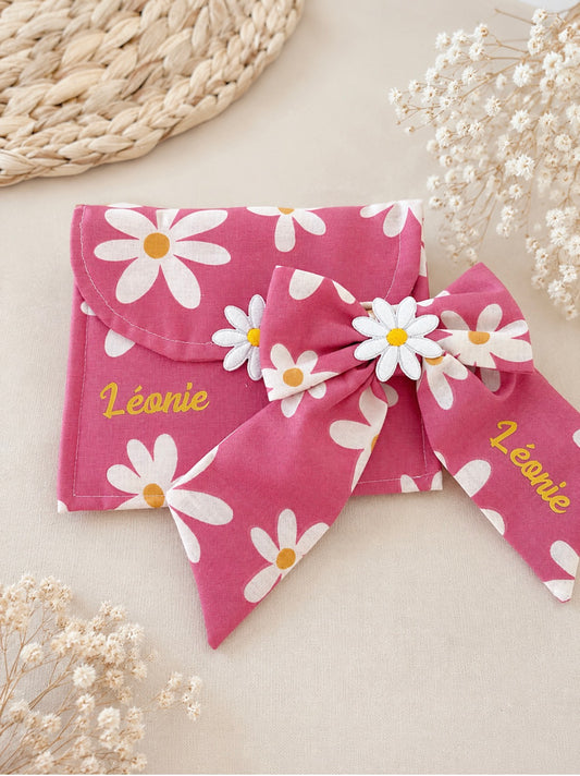 Pack Pochette & Chouchou Personnalisés 🌼
