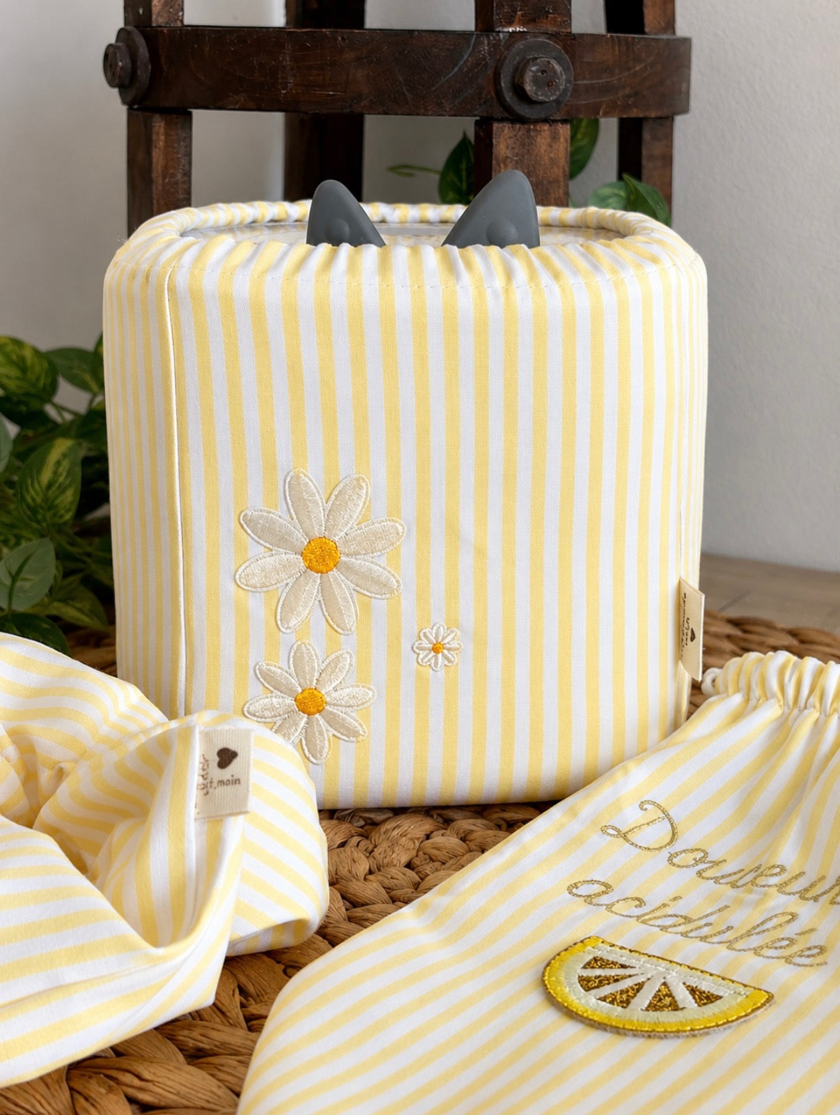 Housse tonibox 1 & 2 -  Daisy jaune