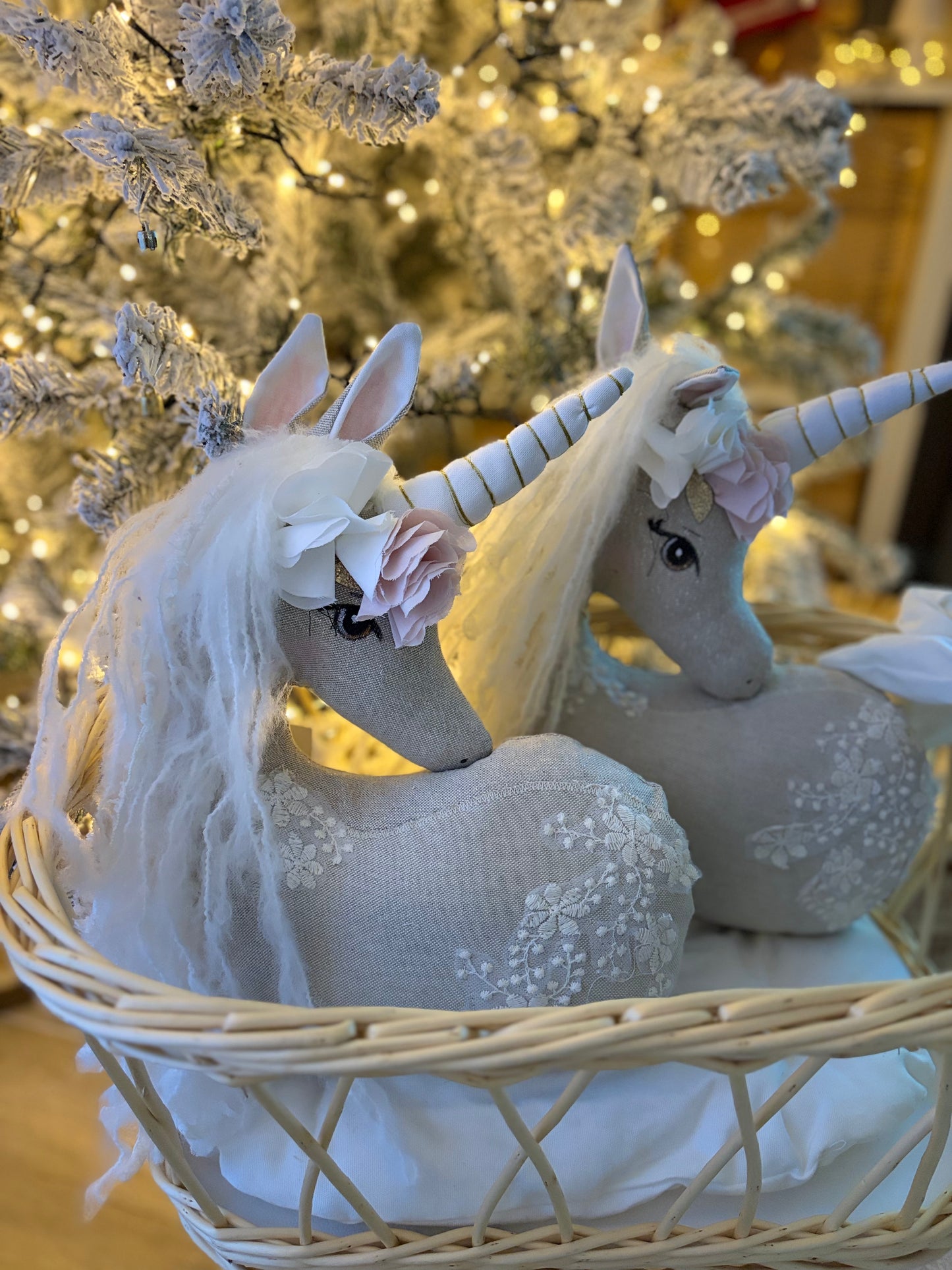 Coussin Licorne – Création Artisanale