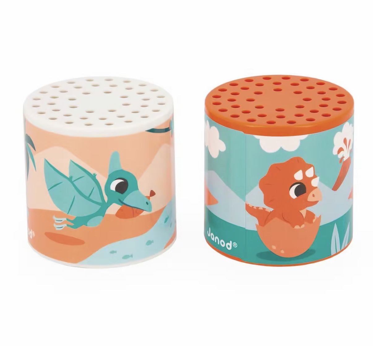 🐮 Boîte à Meuh Dino – Lot de 2