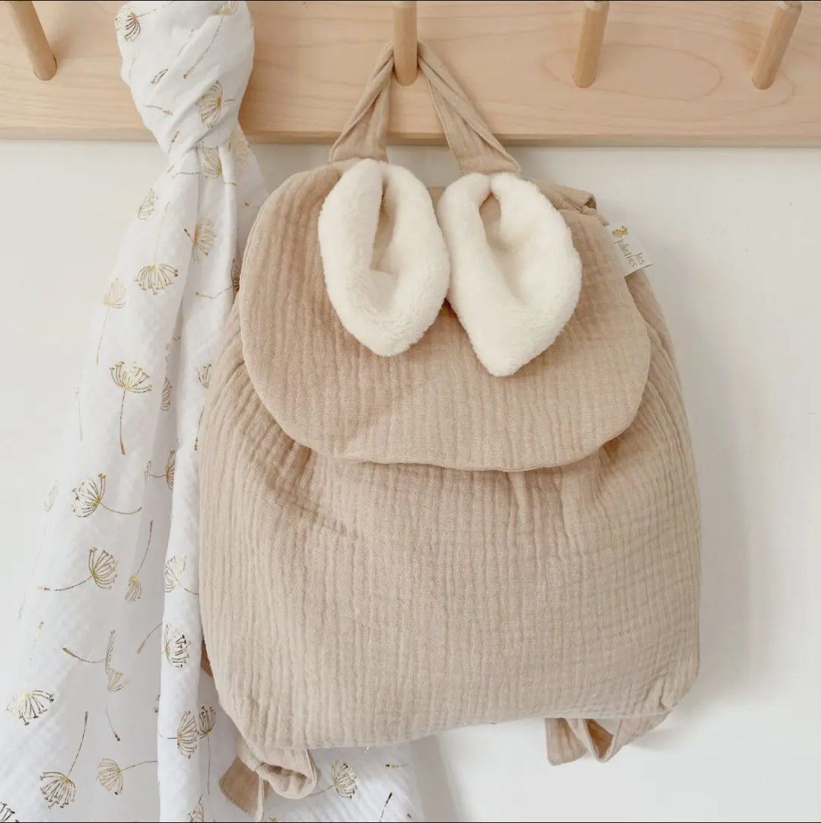 Sac à dos lapinou Latte