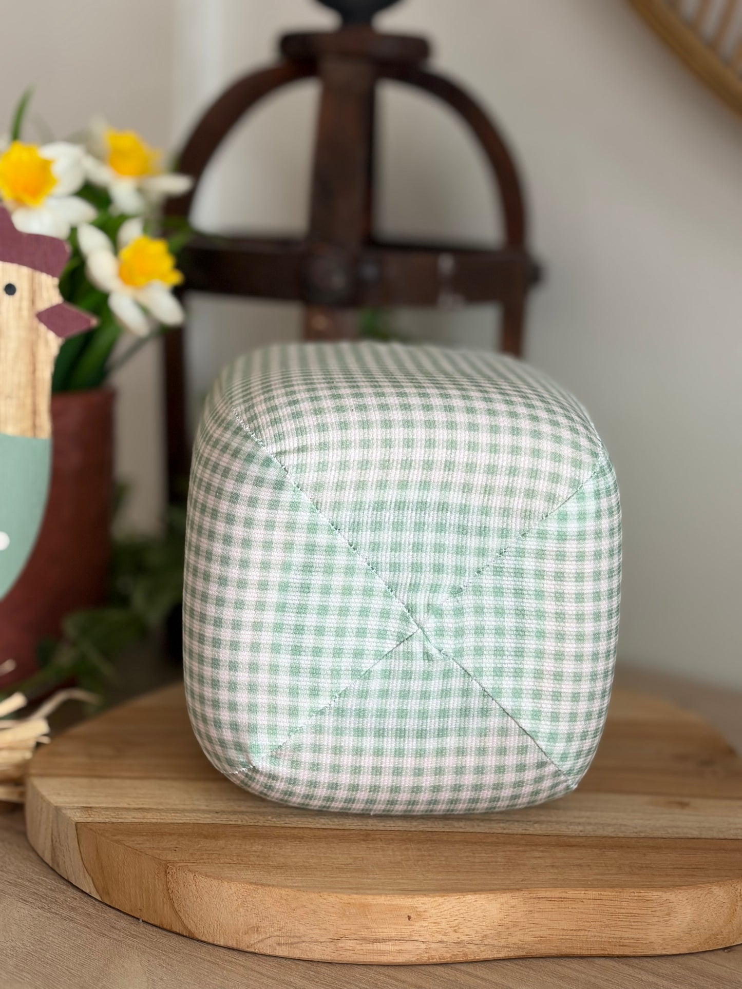 Housse tonibox 1 & 2 - Vichy vert