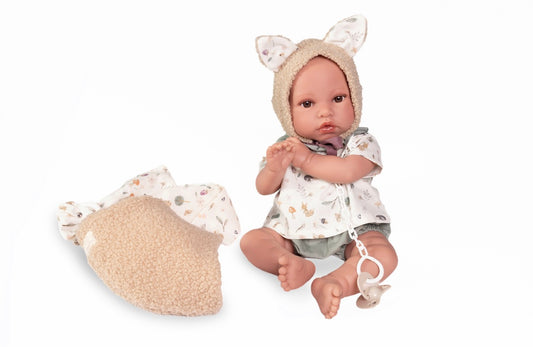 🤍 Poupée nouveau-né Erik avec écharpe de portage