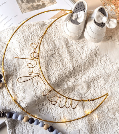 veilleuse bébé lune