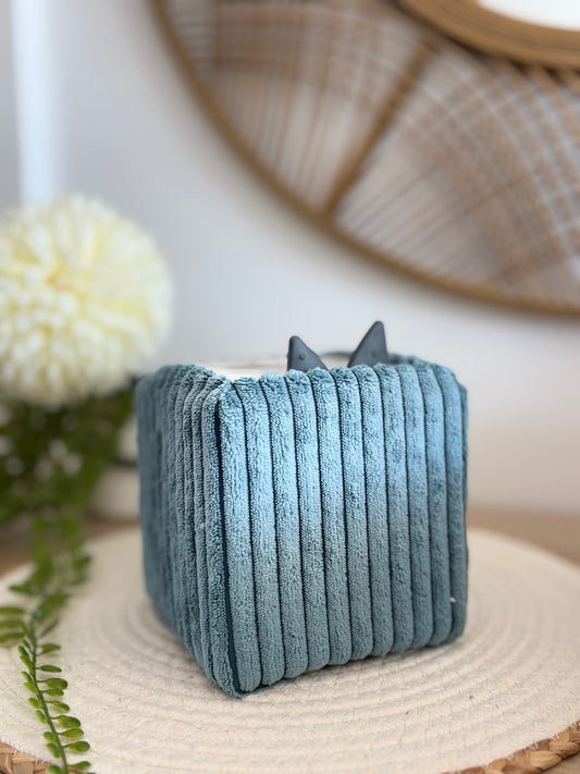 Housse Toniesbox - Grosses côtes Bleu Lagon