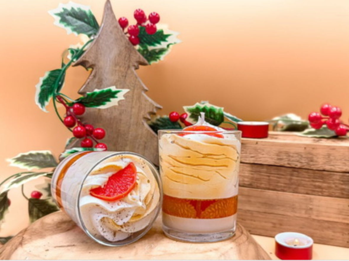 Grande Bougie gourmande Orange Confite