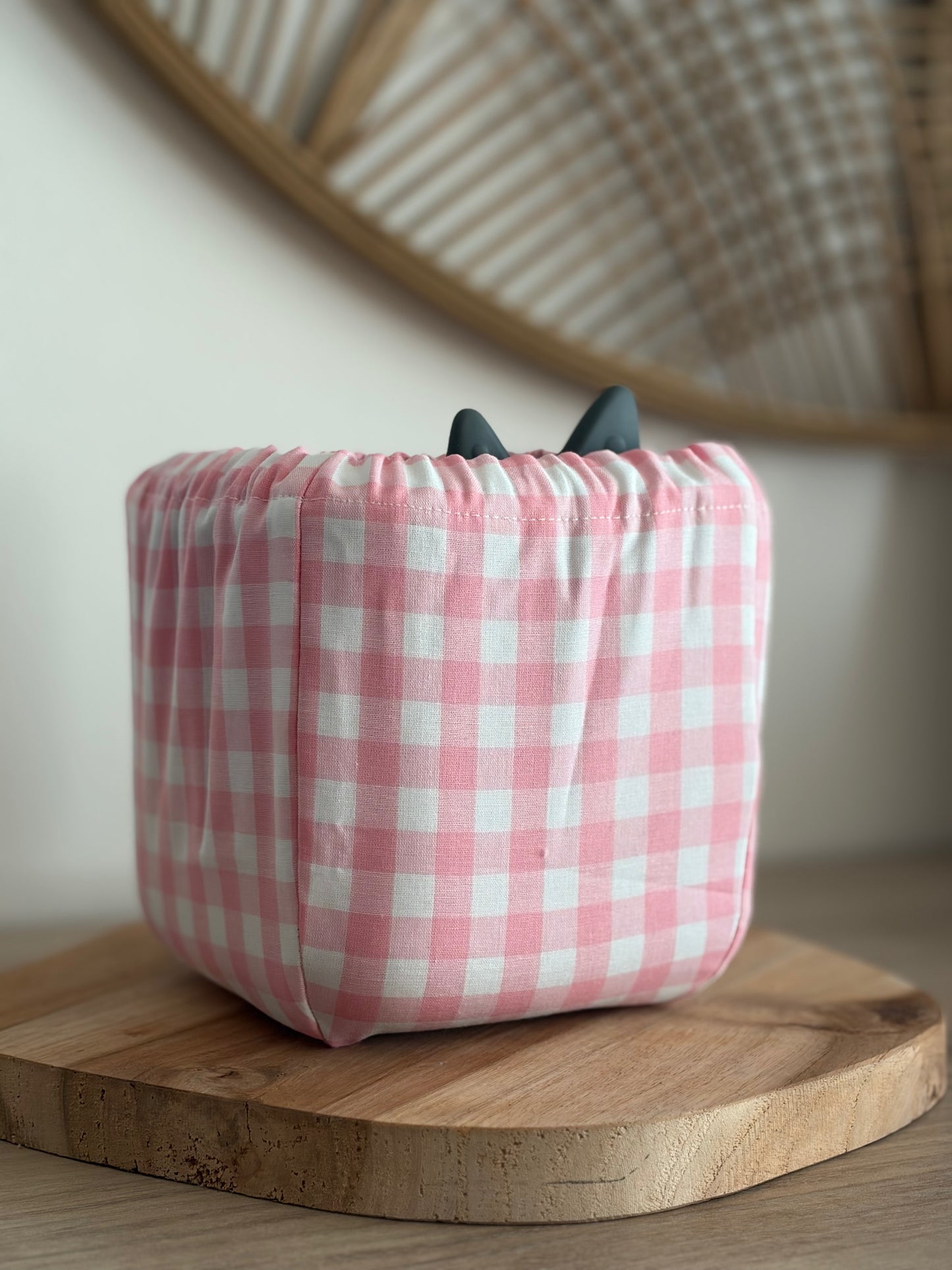 Housse Toniebox 1 & 2 Vichy rose