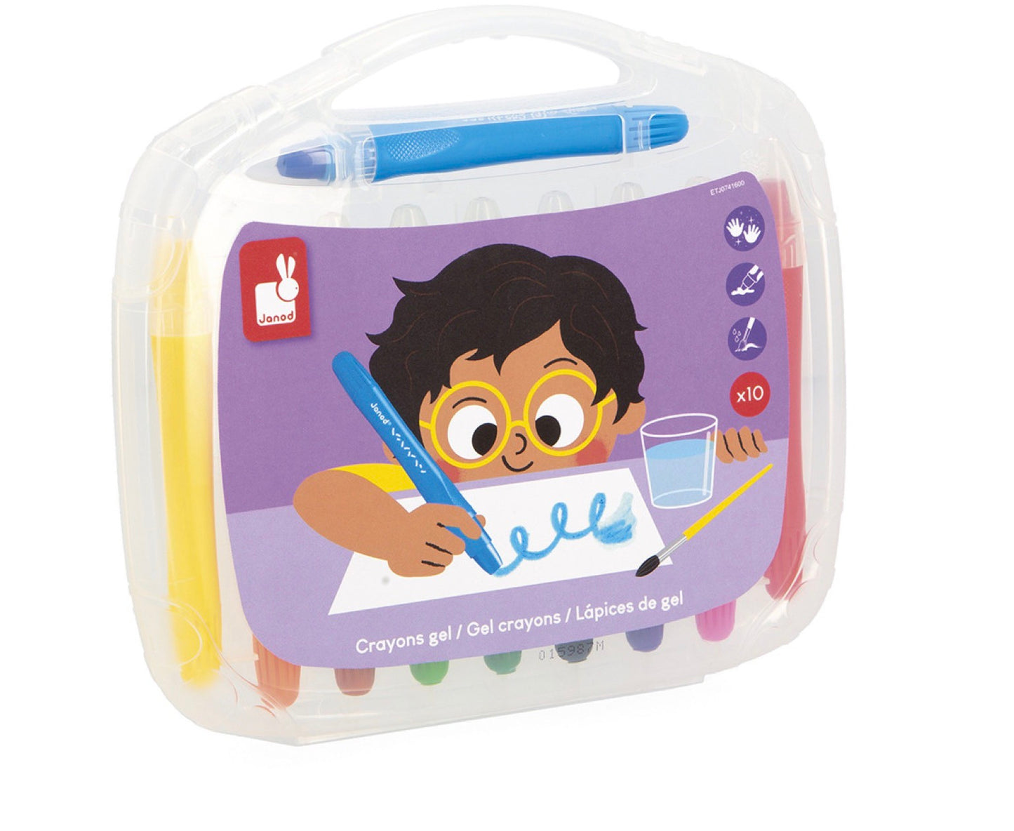 Set de 10 crayons gel