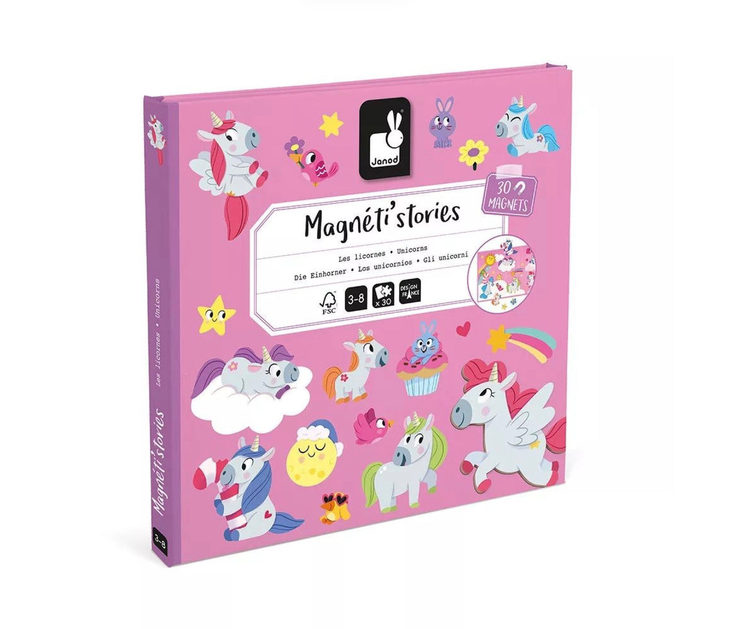 Jeu d'éveil magnétique Magnéti'Stories Les licornes