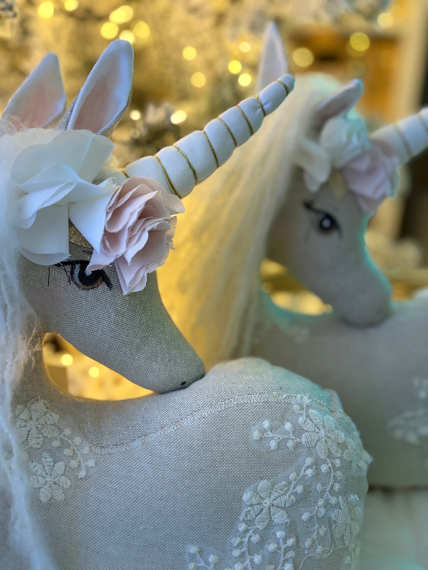 Coussin Licorne – Création Artisanale