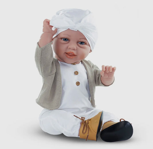 Poupée Bébé Liz Ensemble Blanc