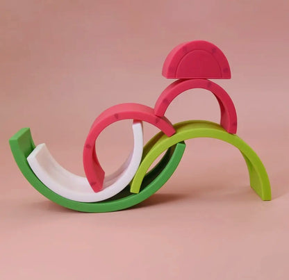 Pastèque empilable en silicone – 6 arches