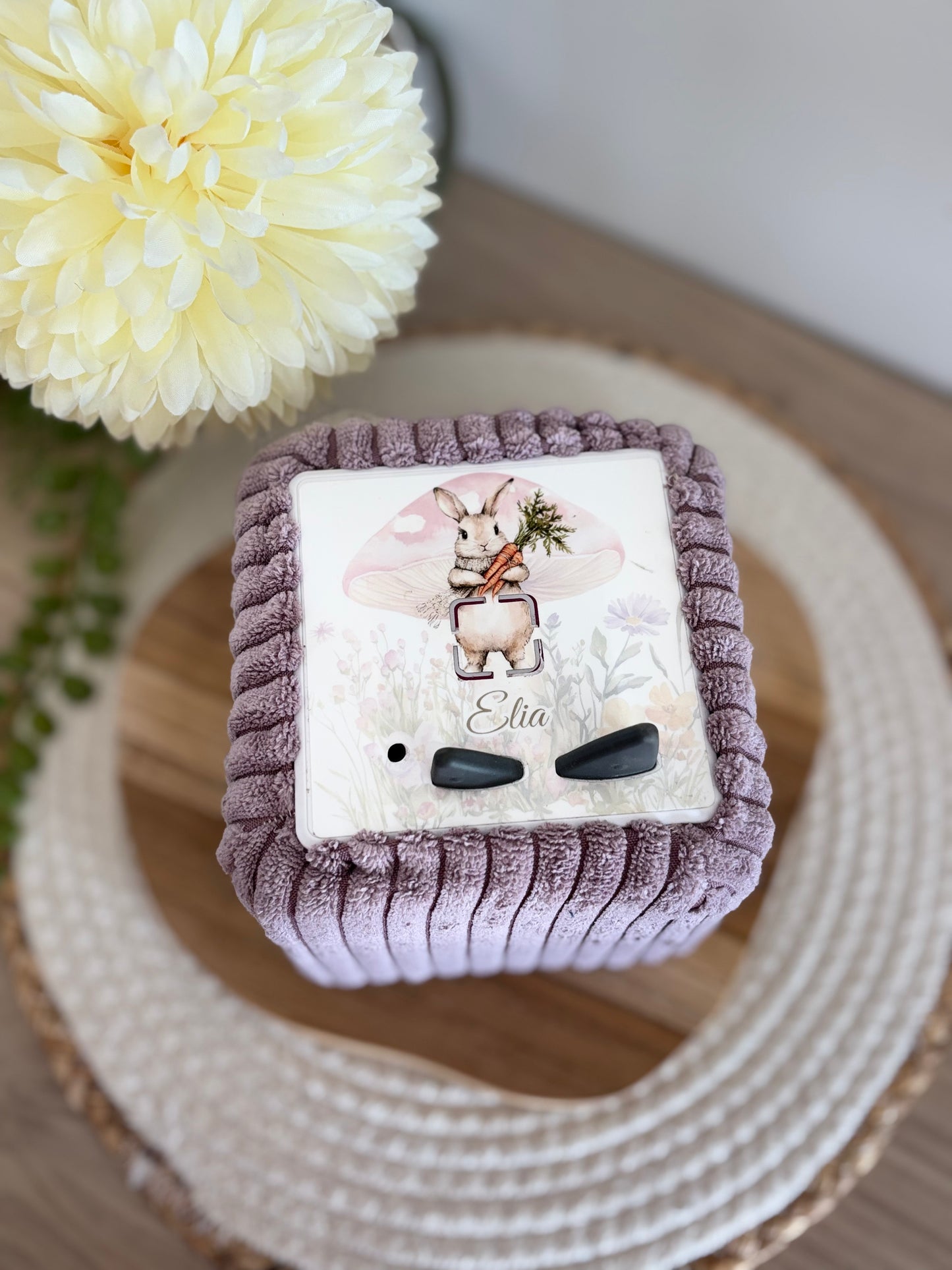 Housse Toniesbox - Grosses côtes lavande