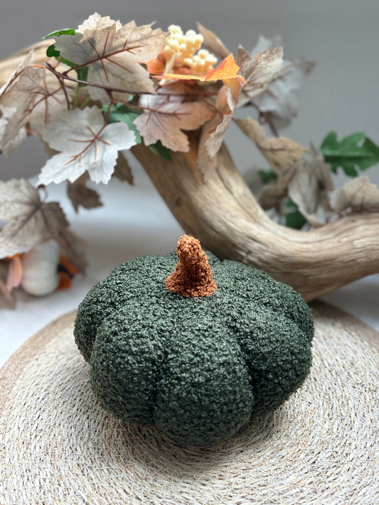 Citrouille 20 cm verte