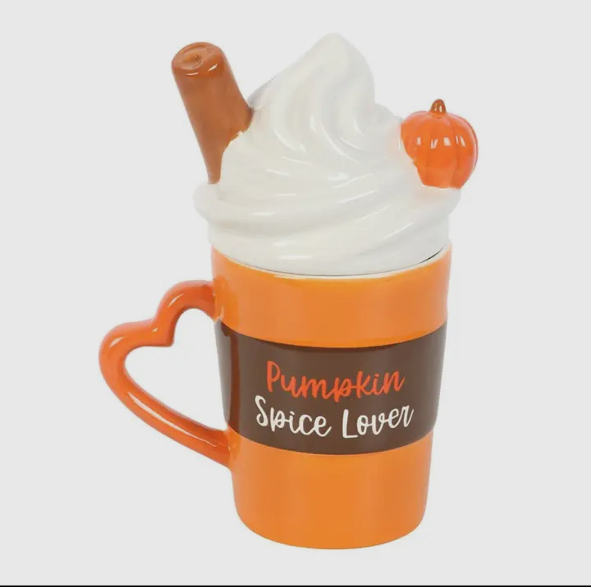 Mug à Couvercle Latte Épicé à la
Citrouille d'Automne