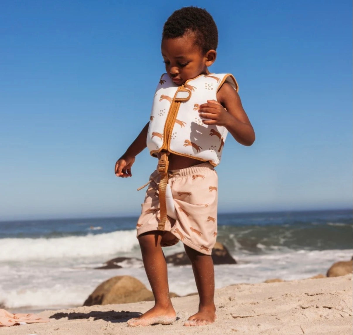 Gilet de bain - Beige - Roamer precommande 2/3 ans