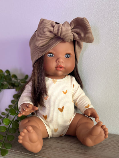 Body à Cœurs – Pour poupée 28 à 34 cm