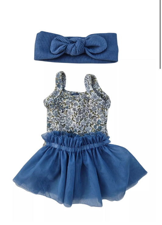 BLEUETTE body + tutu + bandeau