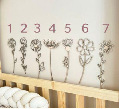Fleurs en bois