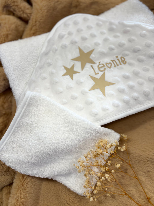 🌟 Sortie de bain personnalisée – Taille 0/3 mois
