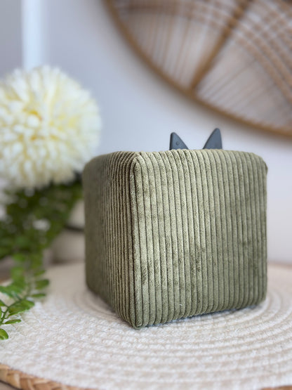 Housse toniesbox- Petites côtes olive