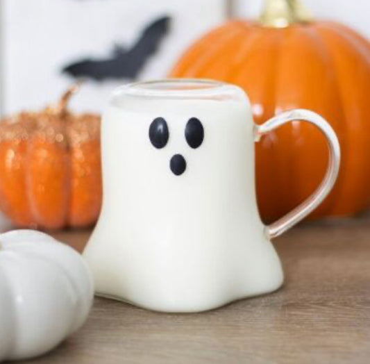 Tasse en verre en forme de fantôme
