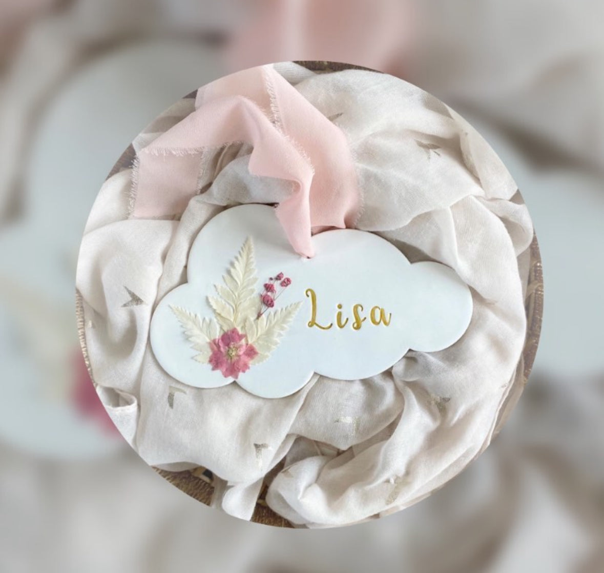 Nuage bracelet de naissance