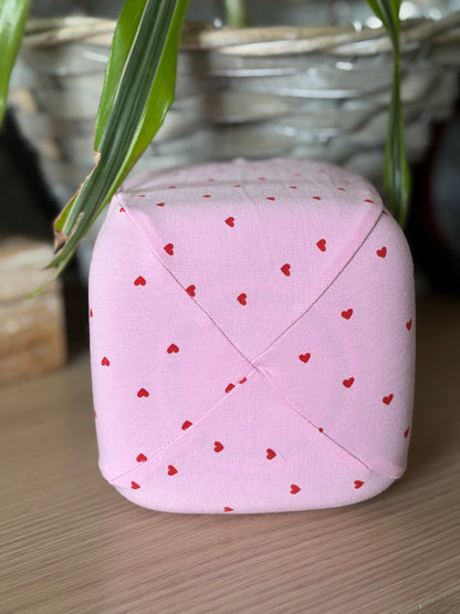 Housse tonibox 1 & 2 - cœurs rose