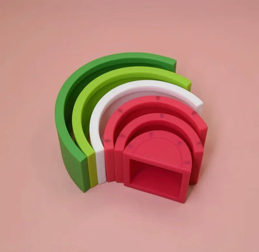 Pastèque empilable en silicone – 6 arches