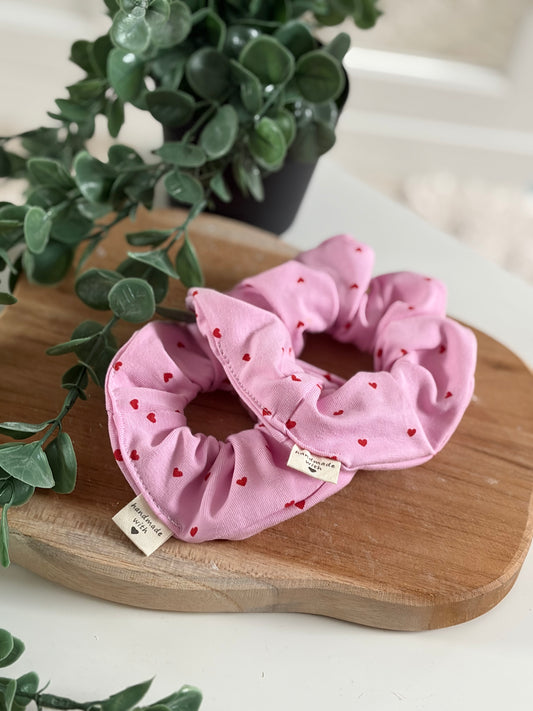 ✨ Gros chouchou – douceur & maintien cœur rose
