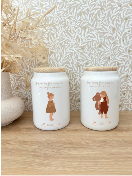 Pot à biscuits fille