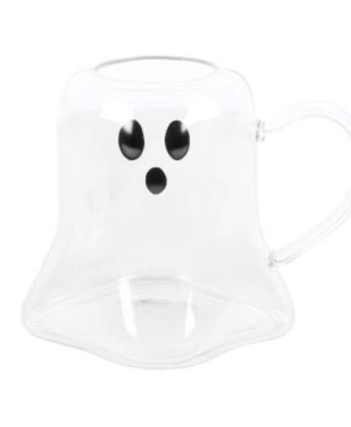 Tasse en verre en forme de fantôme