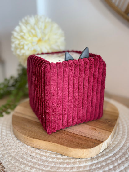 Housse Toniesbox - Grosses côtes rouge