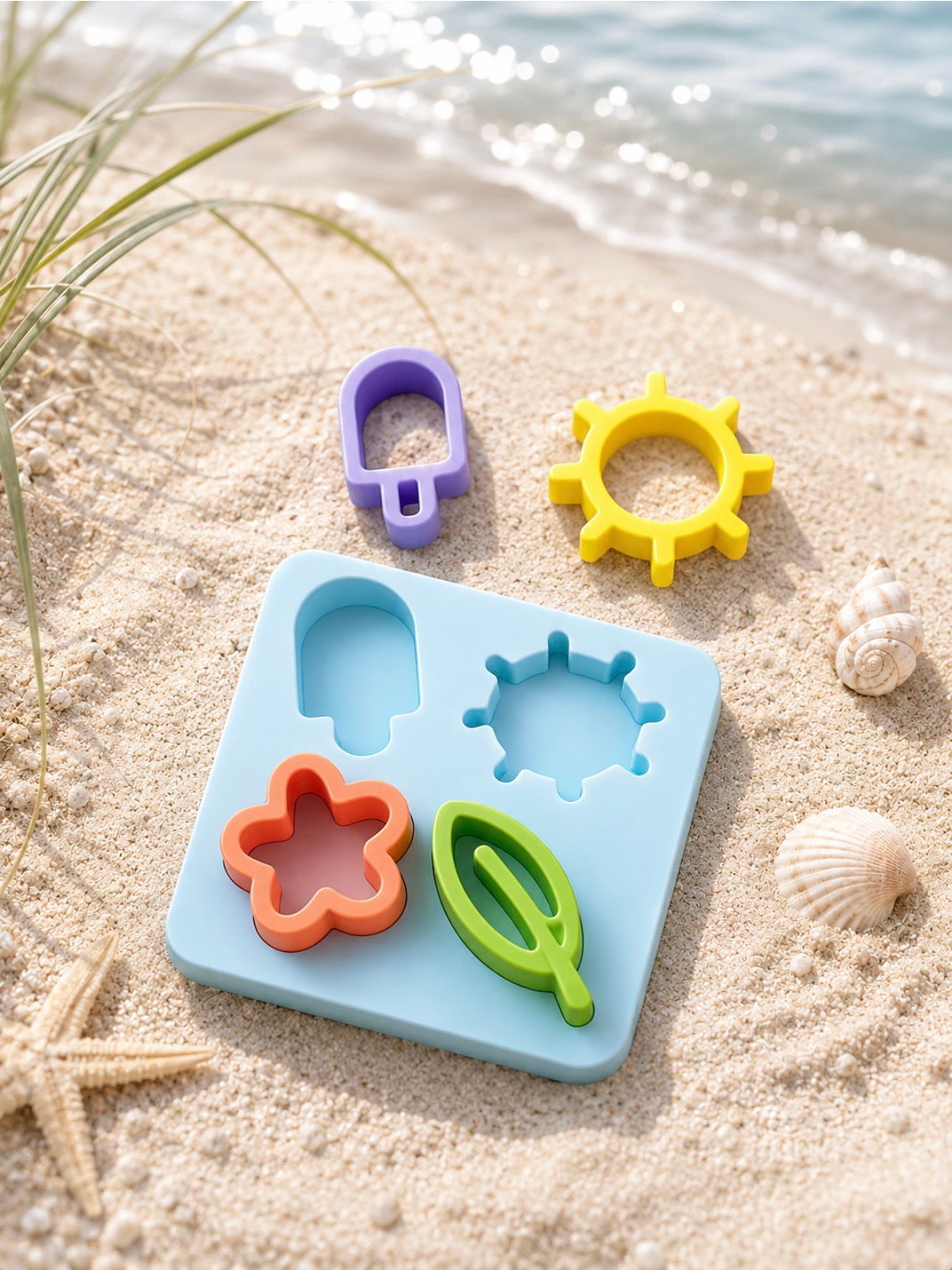 Jouets d'éveil en silicone - Puzzle le Printemps