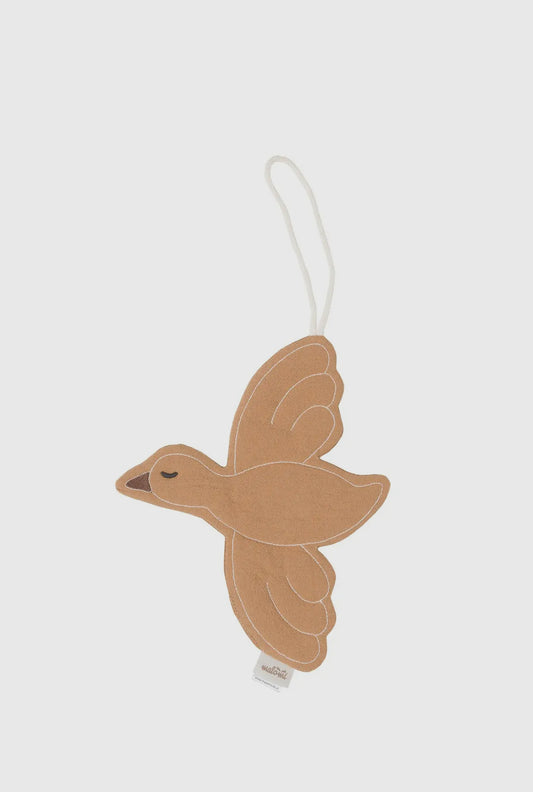 ATTACHE-TÉTINE OISEAU CAMEL